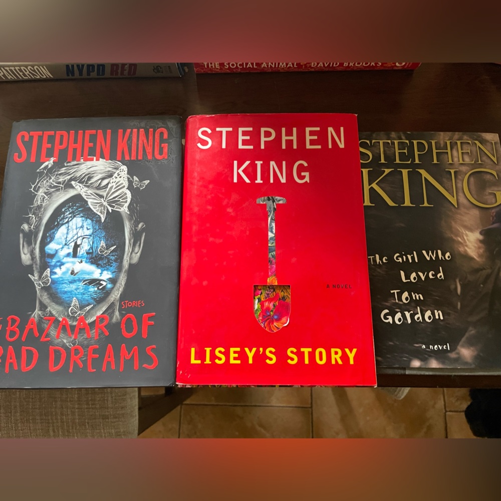 3 Stephen King books